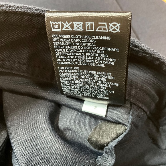 UNIQLO ‘Jersey’ Navy Cotton Blend Barrel Leg Baggy Chino Pants Sz L - Picture 9 of 10